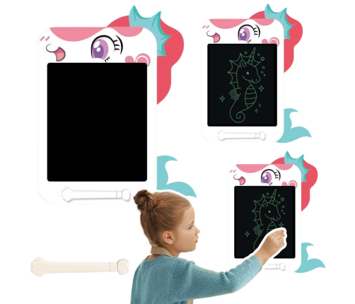 Marker Drawing Board Writing LCD Stylus Unicorn White