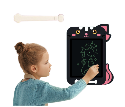 Marker Drawing Board Writing LCD Stylus Cat Black