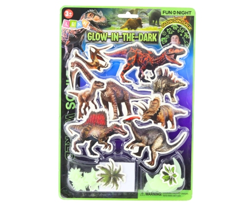 Fluorescent Dinosaurs Stars Luminous Wall Stickers