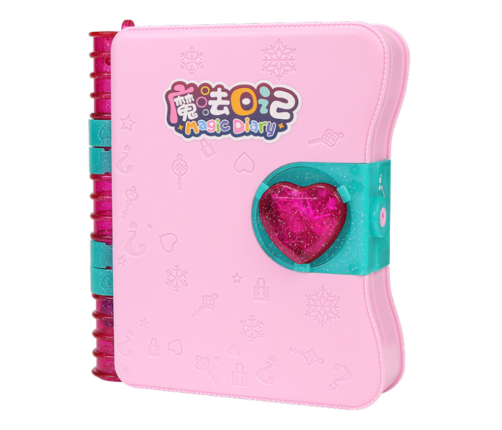 Secret Diary Padlock Notebook Locker Key Accessories Pink