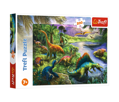 Puzzle 200 pcs. Predatory Dinosaurs Trefl 13281