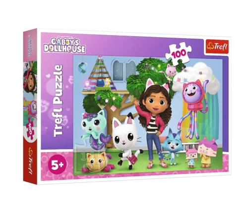Puzzle 100pcs. Gabi's Cat House Trefl 16464