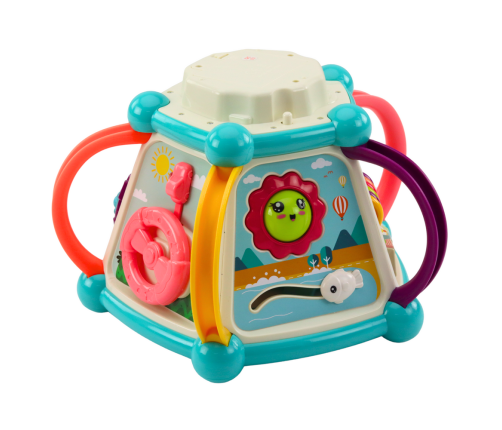 Multifunctional Educational Cube Sorter 7in1 Lights Sounds