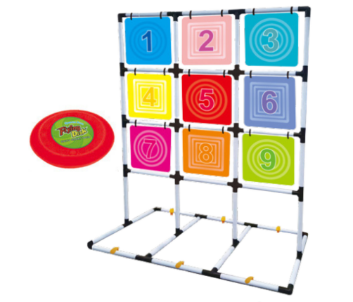 Skill Game Throwing Frisbee Disc To Target Home Garden