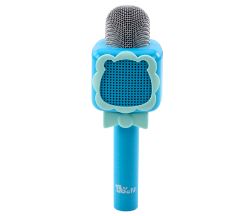 Wireless Bluetooth Microphone Karaoke Recording Voice Changer Blue