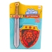 Knight Set Shield Sword Foam Lion Emblem 2pcs