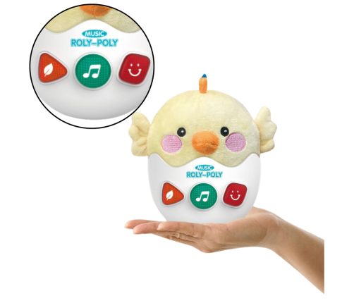 Interactive Wanka Get Up Chicken Lights Sounds Yellow
