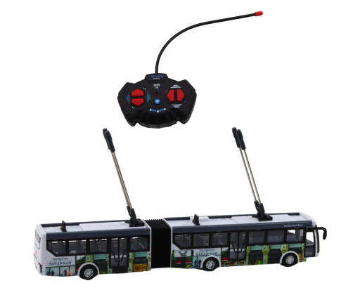 Remote Controlled City Trolleybus RC Lights Public Transport