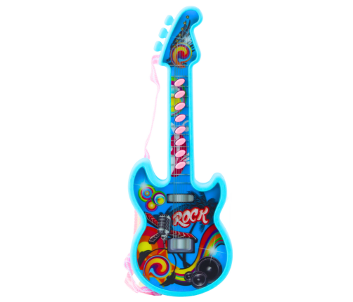 Electric Guitar For Kids Melodies Solmization Range Blue