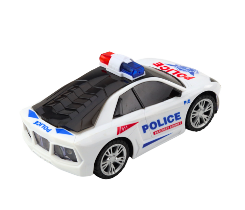 Police Car Interactive Lights Sounds Police Car Sports White
