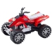 Quad Terrain Drive Treaded Wheels Red