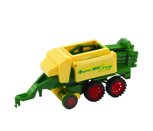 Set of Agricultural Tractor Trailer Press Agricultural Machine