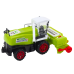 Toy Agricultural Combine Harvester Movable With Drive Green