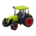 Green Agricultural Tractor with Trailer for Logs