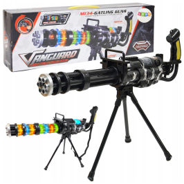 Sniper Rifle Stand Lights Sounds Vibrations Black