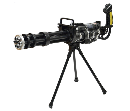 Sniper Rifle Stand Lights Sounds Vibrations Black