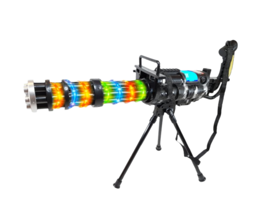 Sniper Rifle Stand Lights Sounds Vibrations Black