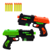 Set of Two Foam Dart Guns with Suction Cups 8pcs