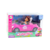 Mini Doll Car Cabriolet Dog Set