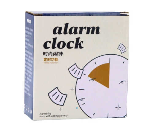 Children's Alarm Clock Educational Quartz Minutes Seconds Colorful 12cm
