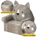 Reclining Chair For Children Cat 3 Levels Gray  56x50cm