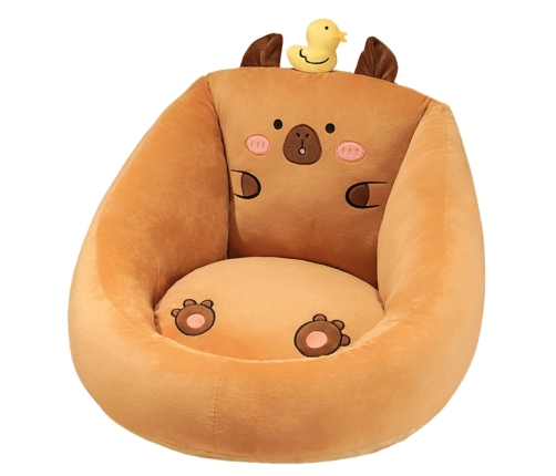 Plush Armchair For Children Capybara With Duck Brown 50x45cm