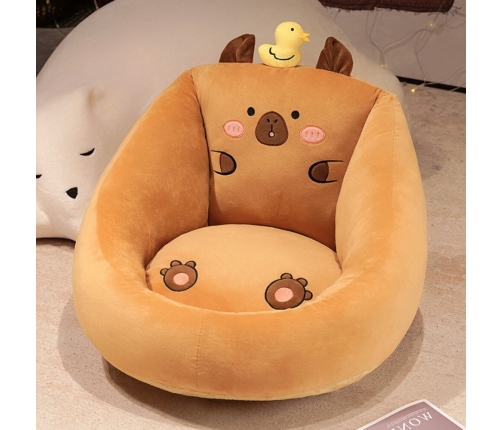Plush Armchair For Children Capybara With Duck Brown 50x45cm