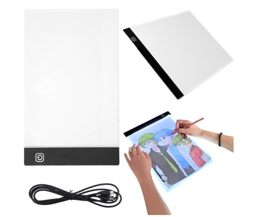 LED Illuminated Drawing Board for Calligraphy Drawing A4