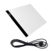LED Illuminated Drawing Board for Calligraphy Drawing A4