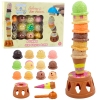 Ice Cream Tower Arcade Game Colorful Knobs 17 pcs. Ice Cream Tower Arcade Game Colorful Knobs 17 pcs.