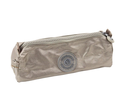 School Pencil Case Organizer Single Compartment Silver 21.5cm