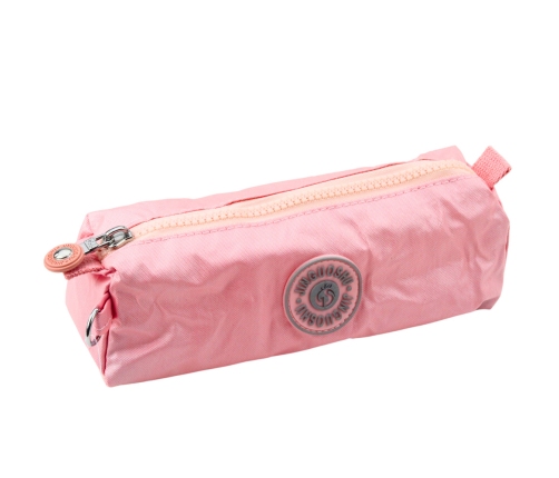 School Pencil Case Organizer Single Compartment Pink 21.5cm