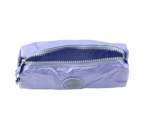 School Pencil Case Organizer Single Compartment Blue 21.5cm