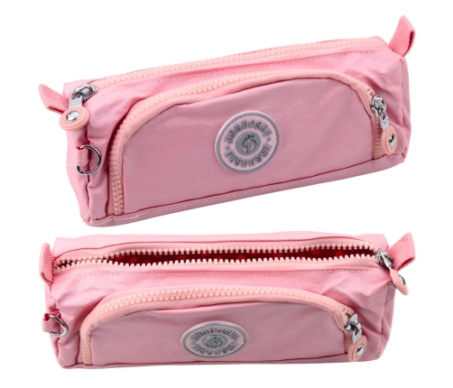 School Pencil Case Functional Two Pockets Pendant Mix