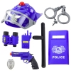 Police Set For Kids Helmet Gun Handcuffs Accessories 9 pcs. Police Set For Kids Helmet Gun Handcuffs Accessories 9 pcs.