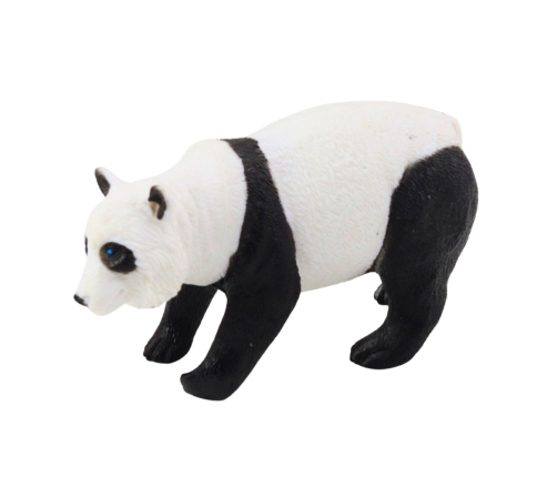 Set of Wild Animals Safari Figures Panda Giraffe Lion Hippo 4 pcs.