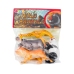 Set of Wild Animals Safari Figures Panda Giraffe Lion Hippo 4 pcs.