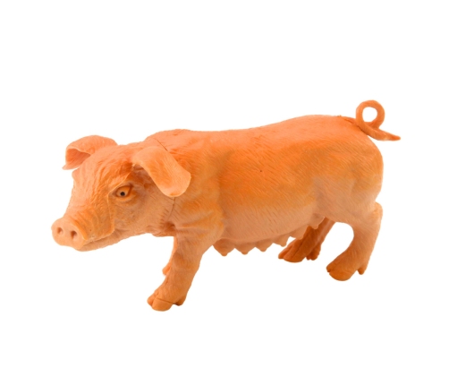 Set of 6 Farm Animals Figurines.