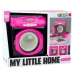 Set of household appliances Interactive washing machine Sounds Accessories Black and Pink