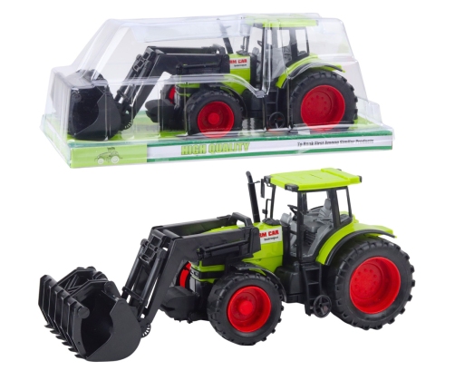 Tractor Agricultural Vehicle Farmer With Grapple Green