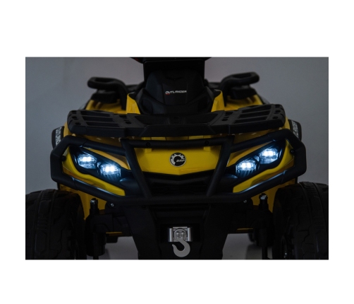 Elektriskais kvadracikls bērniem Can Am Outlander 4x4 DK-CA005 Yellow