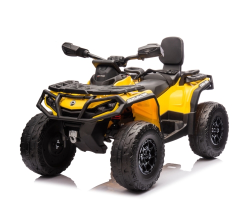 Elektriskais kvadracikls bērniem Can Am Outlander 4x4 DK-CA005 Yellow