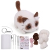 DIY Felting Kit - Brown and White Kitten
