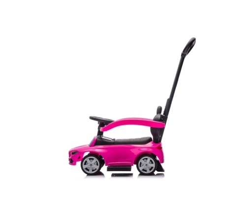Машина каталка с ручкой Mercedes 3in1 Pink