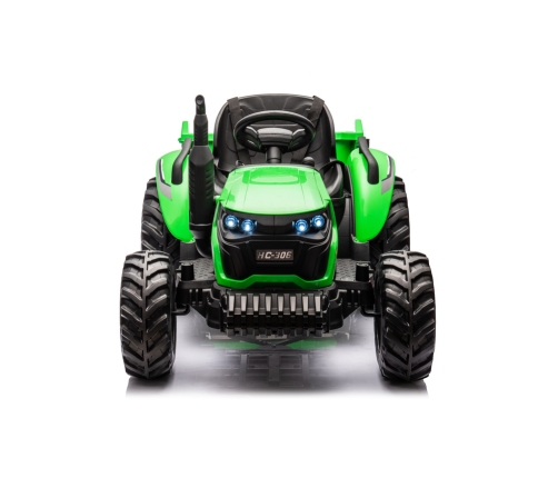 Bērnu elektriskais traktors ar piekabi HC-306 Light Green