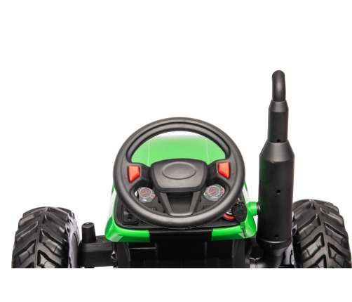 Bērnu elektriskais traktors ar piekabi HC-306 Light Green