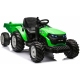 Bērnu elektriskais traktors ar piekabi HC-306 Light Green