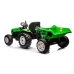 Bērnu elektriskais traktors ar piekabi HC-306 Light Green