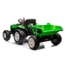 Bērnu elektriskais traktors ar piekabi HC-306 Light Green