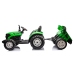 Bērnu elektriskais traktors ar piekabi HC-306 Light Green